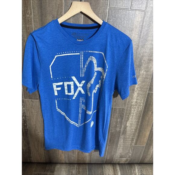 Fox Active Tech Size Small‎ Blue Shirt - Picture 1 of 9